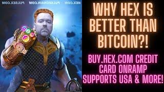 Why Hex Is Better Than Bitcoin?! Buy.Hex.Com Credit Card Onramp Supports USA & More!