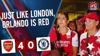 Arsenal 4-0 Chelsea | Just Like London, Orlando Is Red (Fan Round-Up)