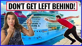 CRUISERS WORST NIGHTMARE!! How to NEVER Risk Missing Your Cruise Ship in a Port of Call
